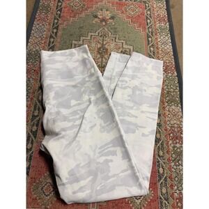 Lululemon Align High Rise 25 Inch Leggings Grey White Camo Size 8